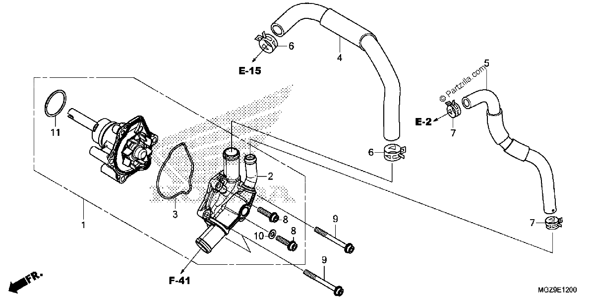 Diagrama de WATER PUMP