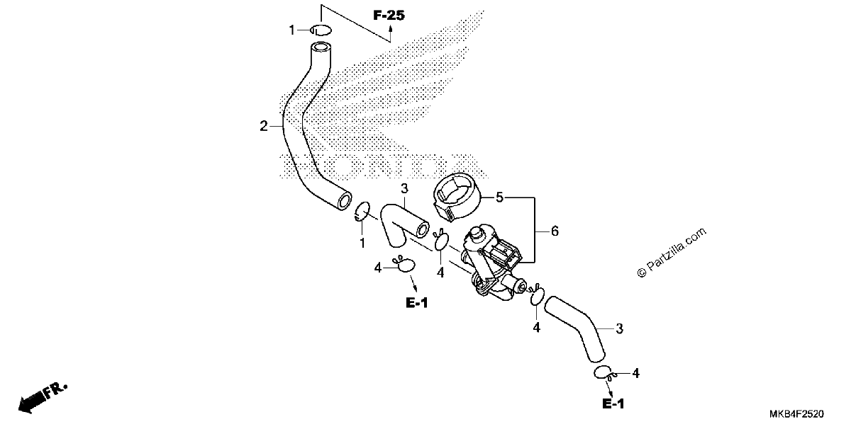 Diagrama de AIR INJECTION CONTROL VALVE