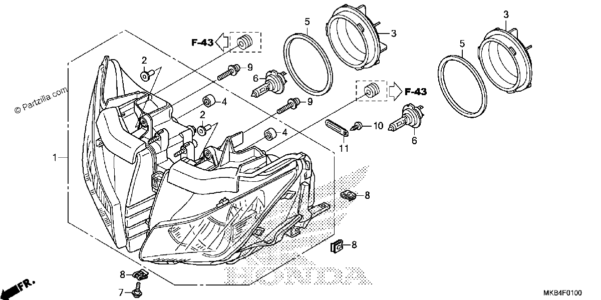Diagrama de HEADLIGHT