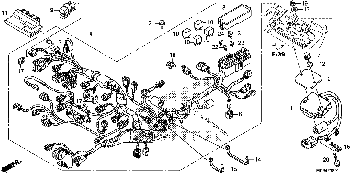Diagrama de WIRE HARNESS 2