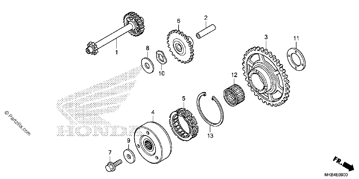Diagrama de STARTING CLUTCH