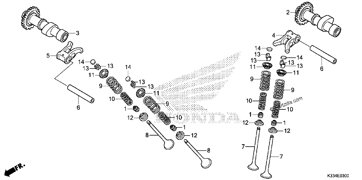 Diagrama de CAMSHAFT VALVE