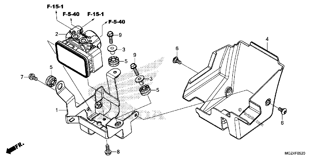 Diagrama de ABS MODULATOR
