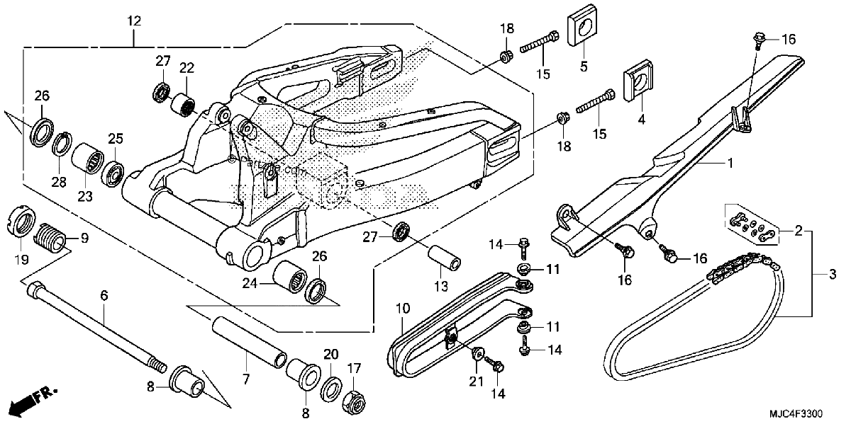 Diagrama de SWINGARM