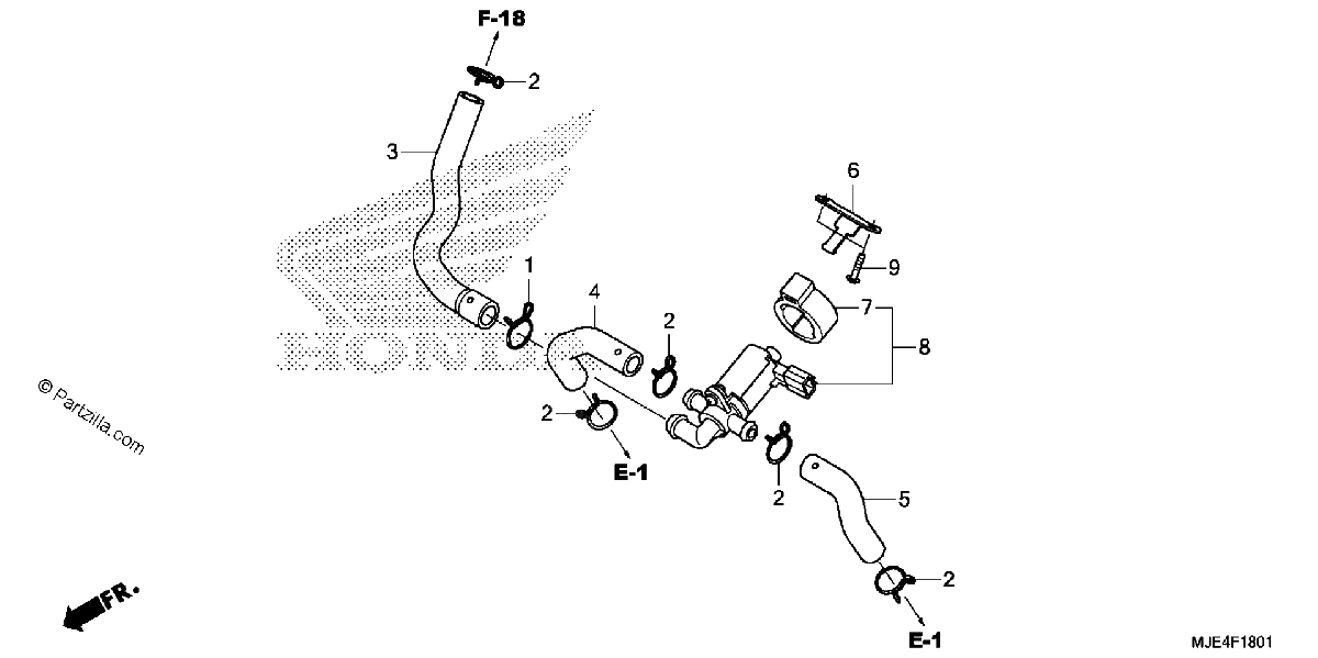 Diagrama de AIR INJECTION CONTROL VALVE