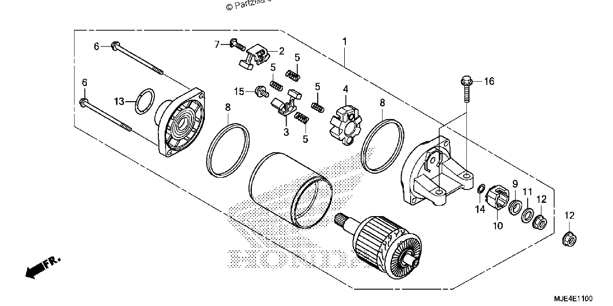 Diagrama de STARTING MOTOR