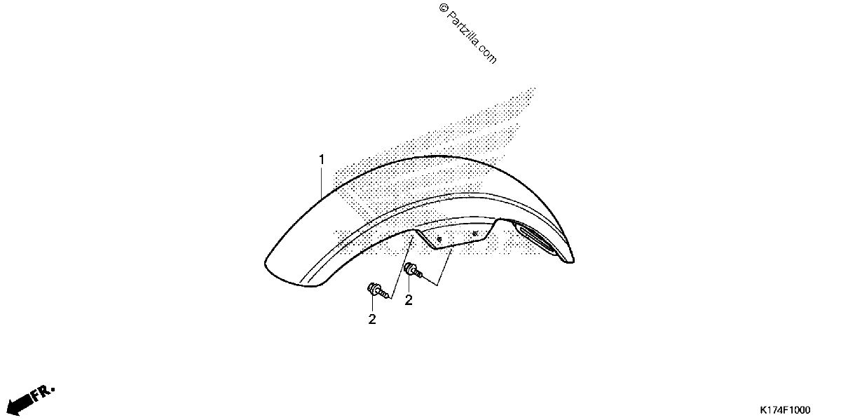 Diagrama de FRONT FENDER