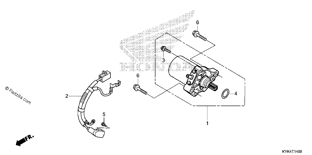 Diagrama de STARTING MOTOR
