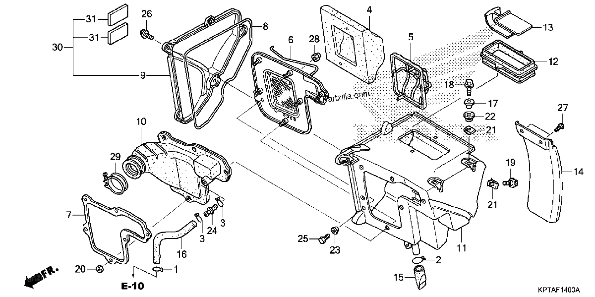 Diagrama de AIR CLEANER