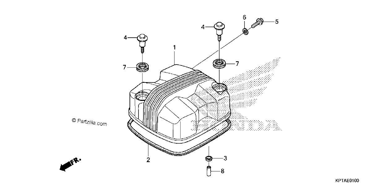 Diagrama de CYLINDER HEAD COVER