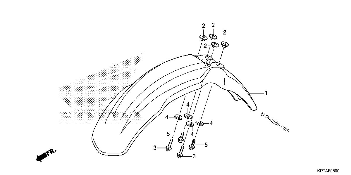 Diagrama de FRONT FENDER
