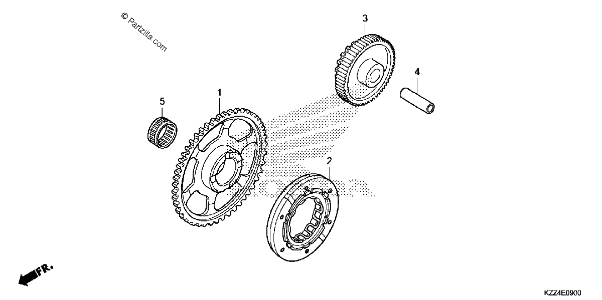 Diagrama de STARTING CLUTCH