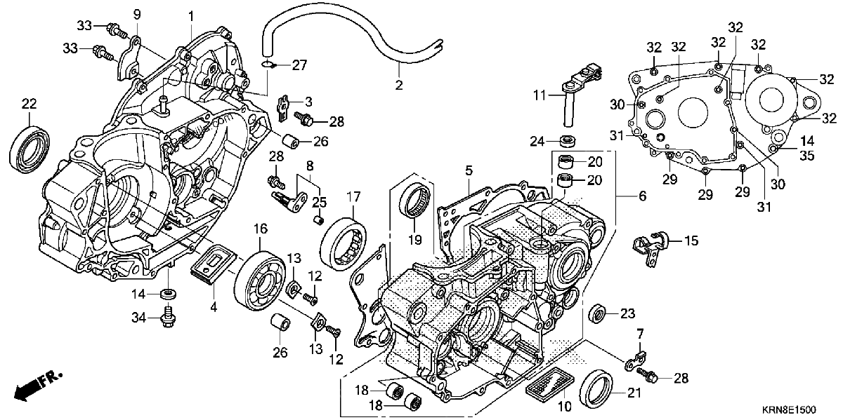 Diagrama de CRANKCASE
