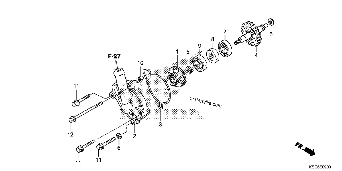 Diagrama de WATER PUMP