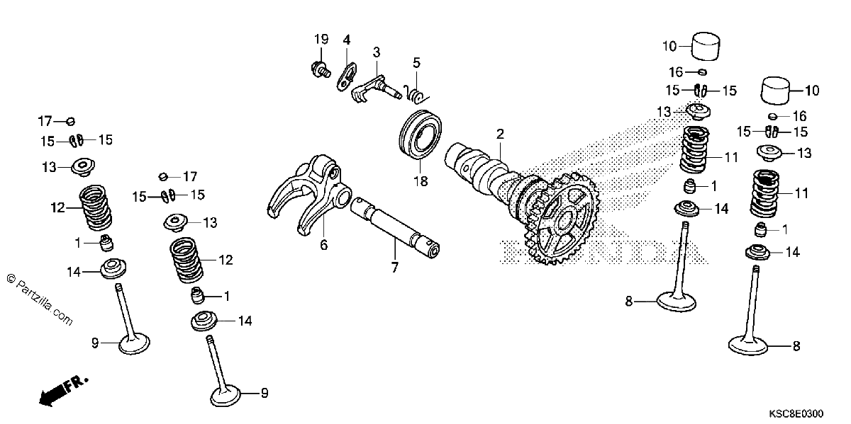 Diagrama de CAMSHAFT VALVE