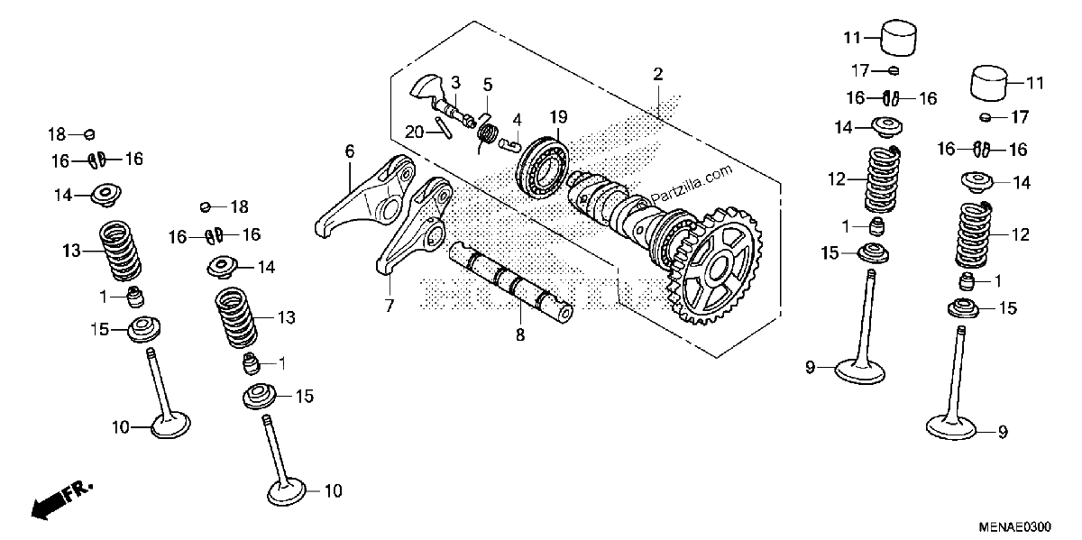 Diagrama de CAMSHAFT VALVE