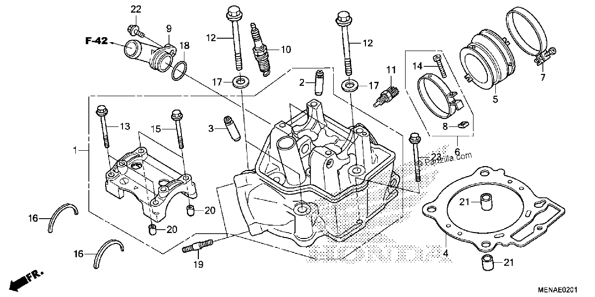 Diagrama de CYLINDER HEAD 2