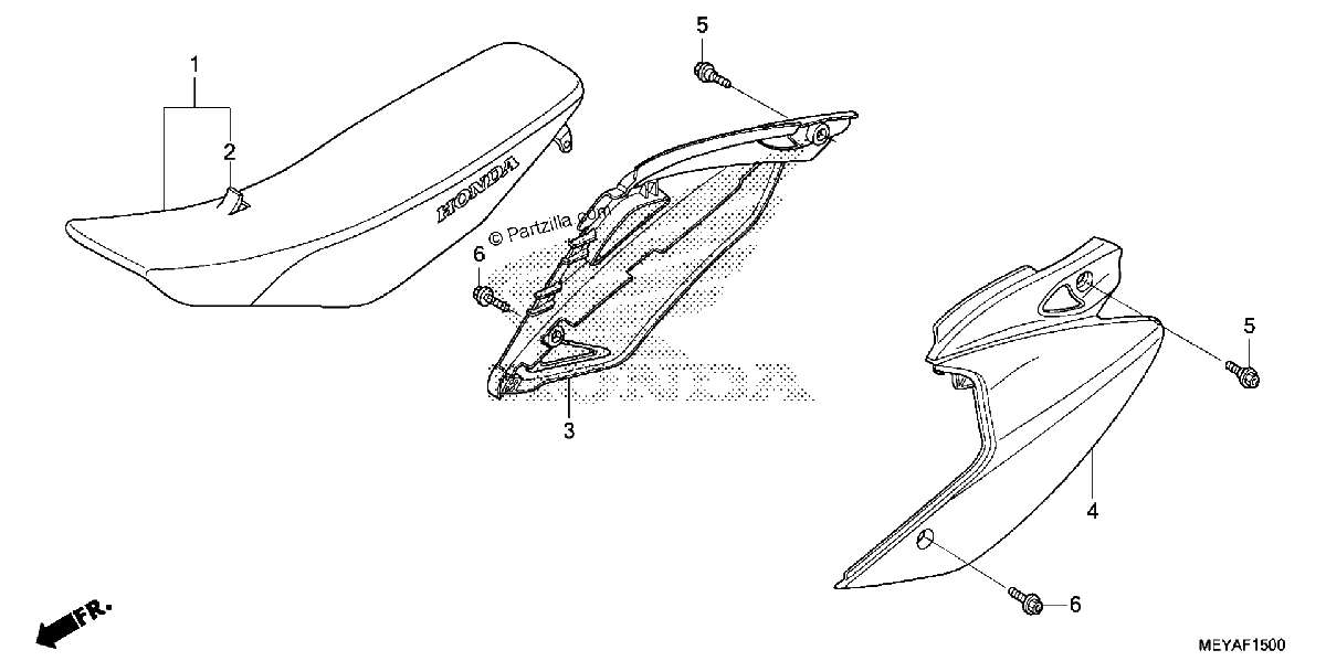 Diagrama de SEAT SIDE COVER
