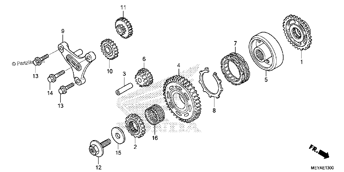 Diagrama de STARTING CLUTCH