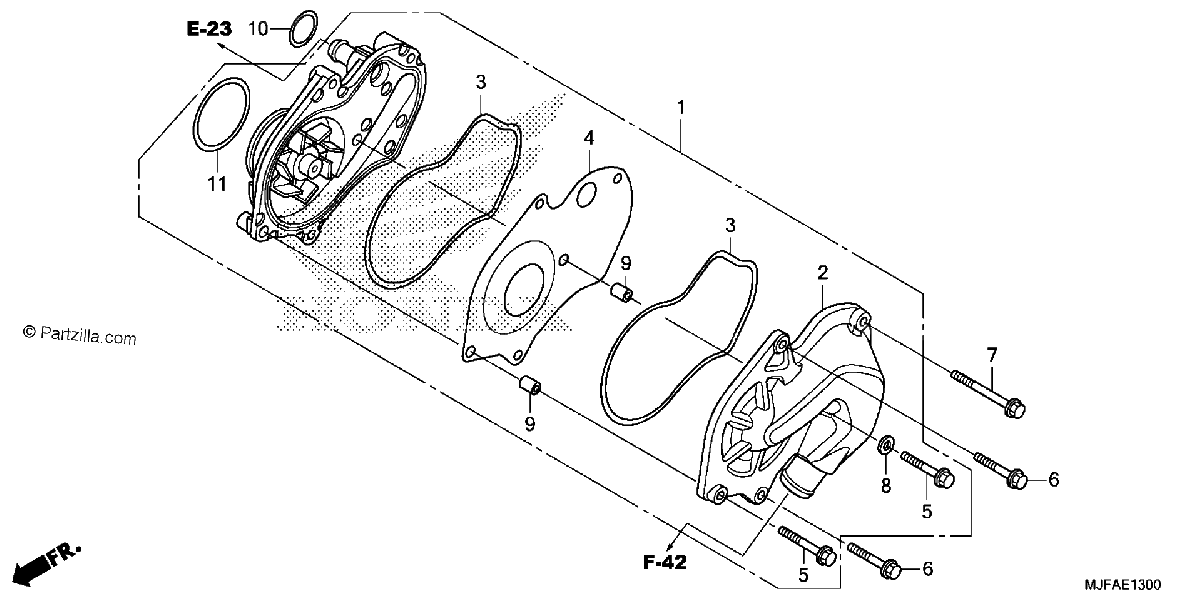Diagrama de WATER PUMP