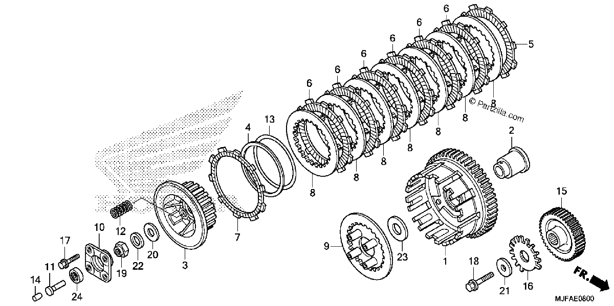 Diagrama de CLUTCH 1
