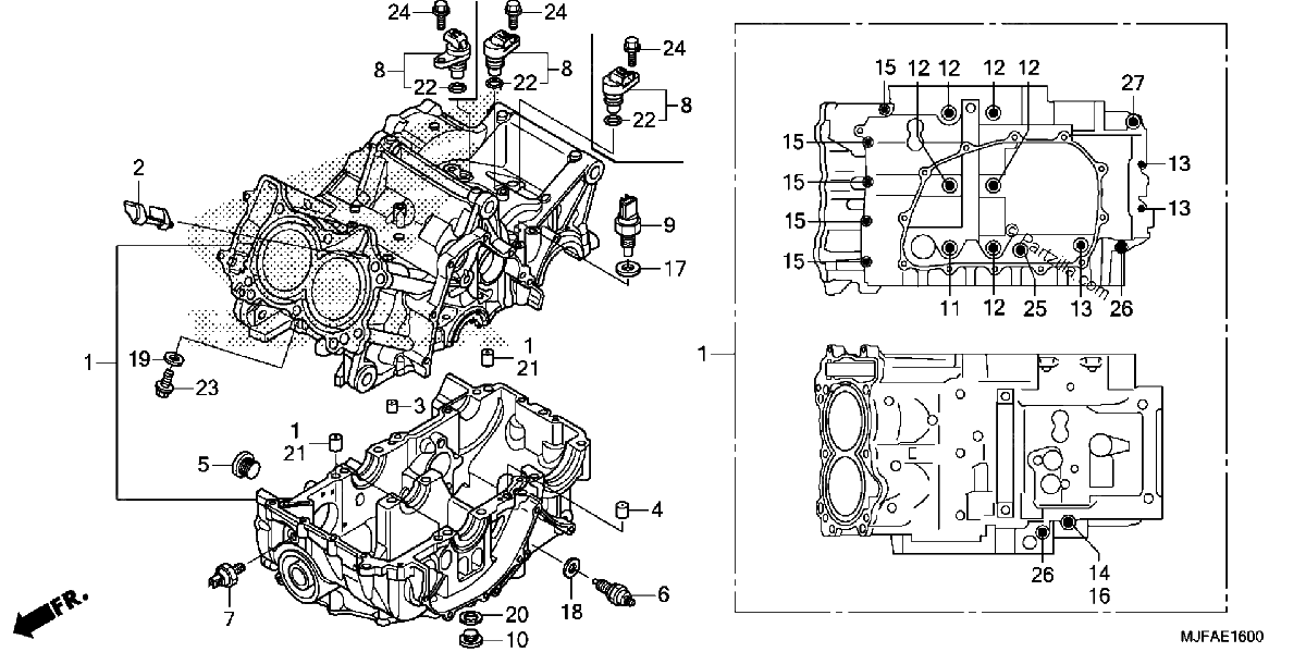 Diagrama de CRANKCASE