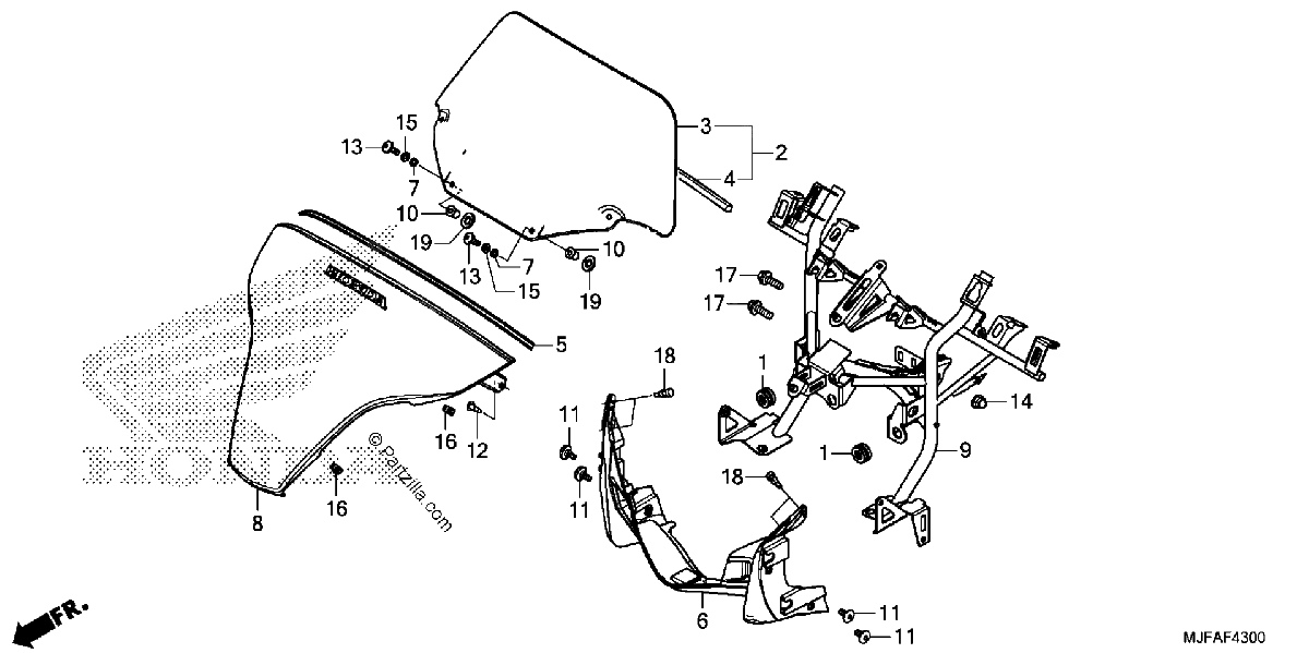 Diagrama de WINDSCREEN