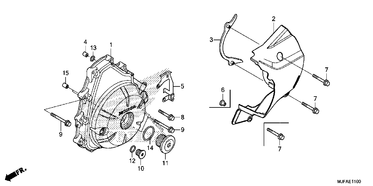 Diagrama de ALTERNATOR COVER