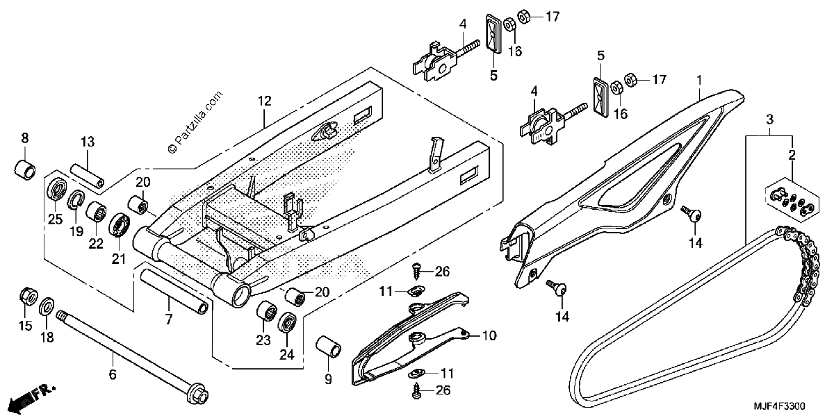 Diagrama de SWINGARM