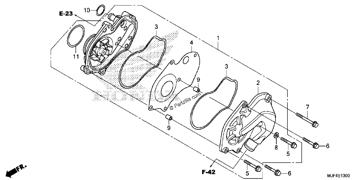 Diagrama de WATER PUMP