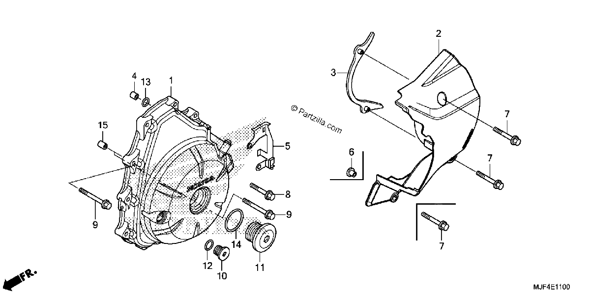 Diagrama de ALTERNATOR COVER