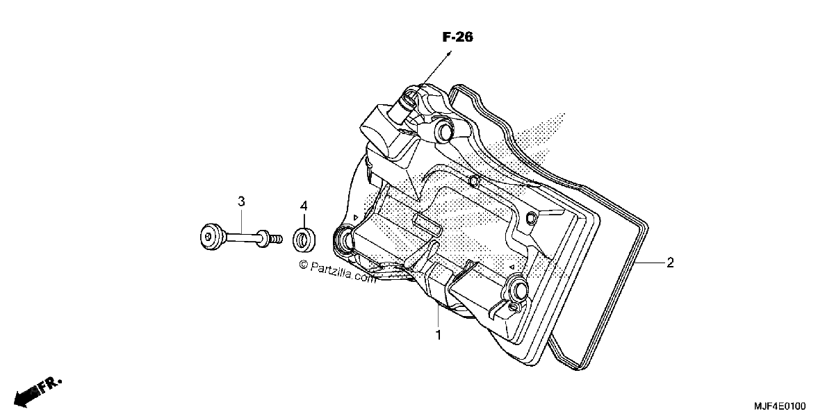 Diagrama de CYLINDER HEAD COVER