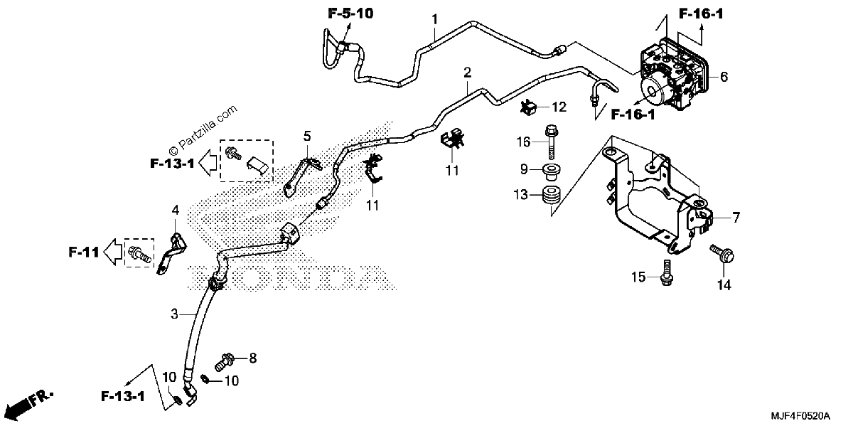 Diagrama de ABS MODULATOR