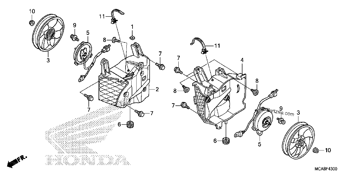 Diagrama de COOLING FAN