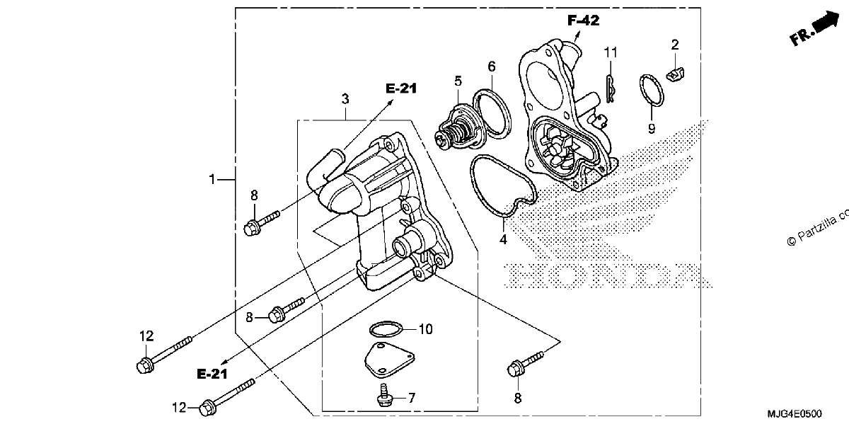 Diagrama de WATER PUMP