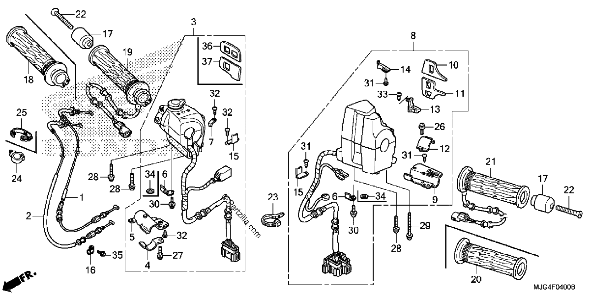 Diagrama de HANDLE SWITCH
