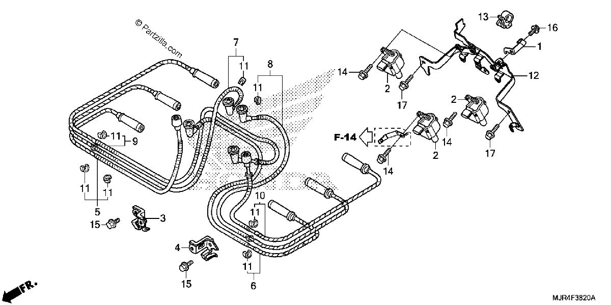 Diagrama de IGNITION COIL
