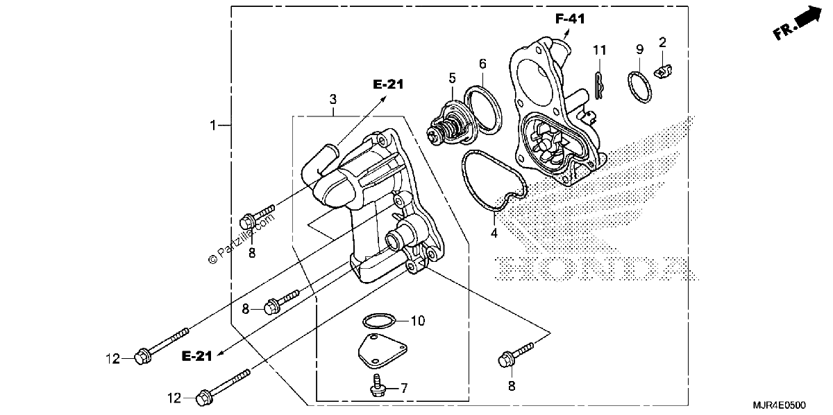 Diagrama de WATER PUMP