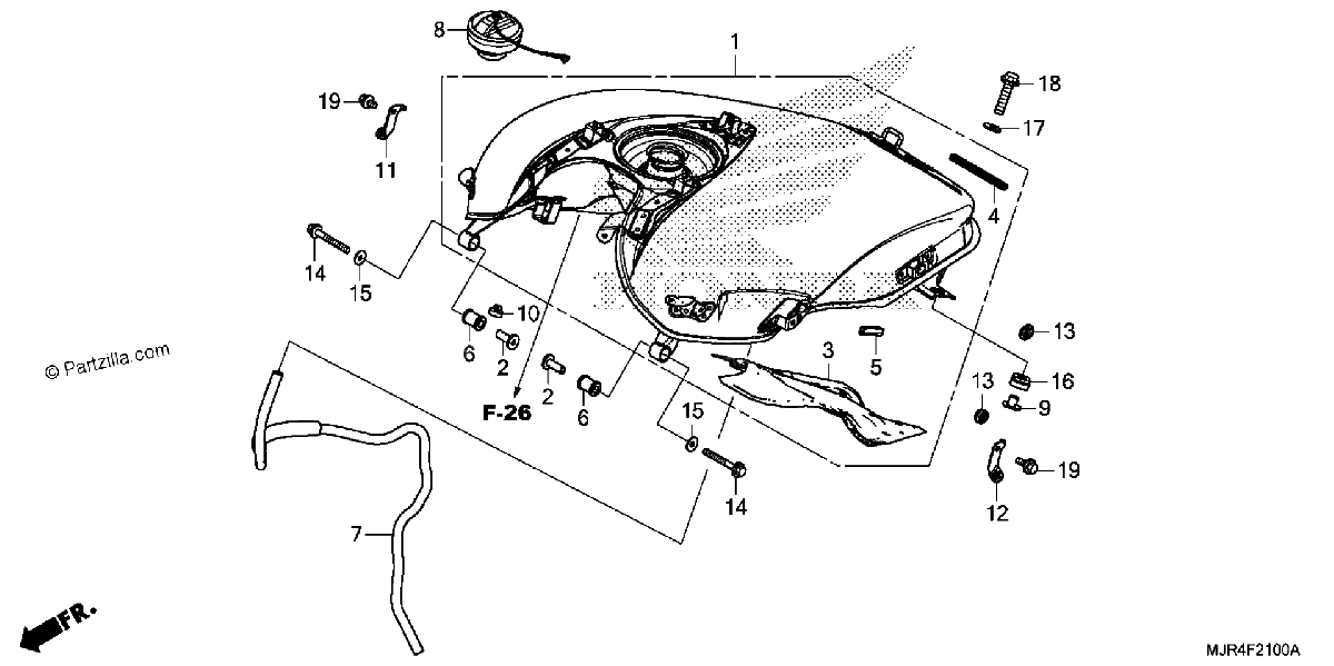 Diagrama de FUEL TANK