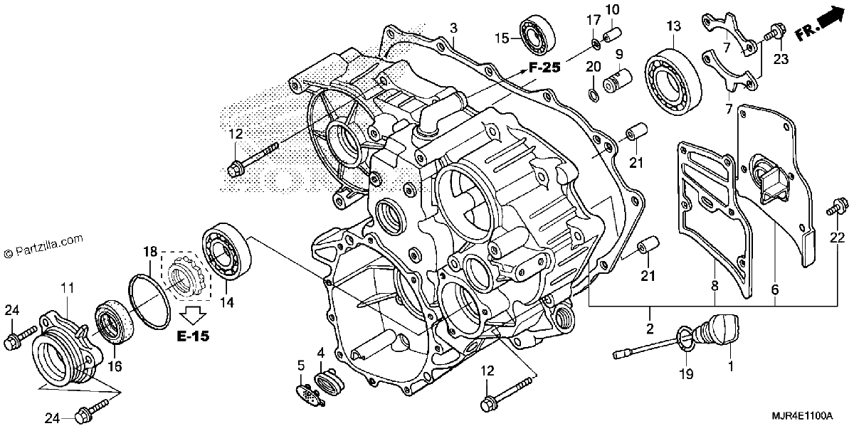 Diagrama de REAR CASE