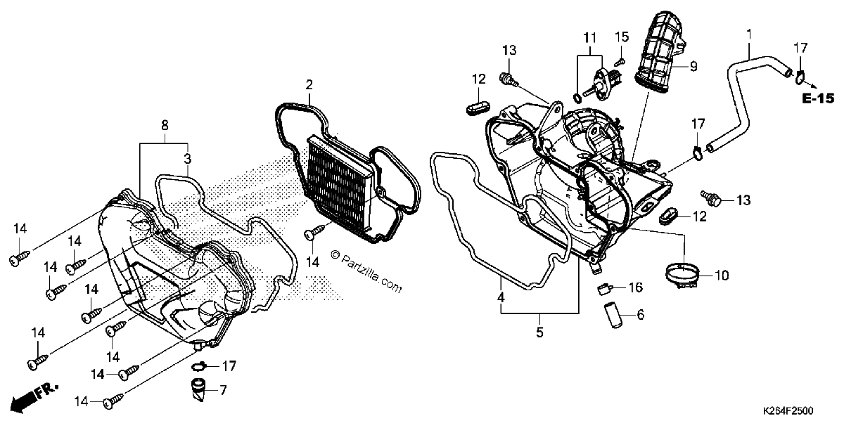 Diagrama de AIR CLEANER