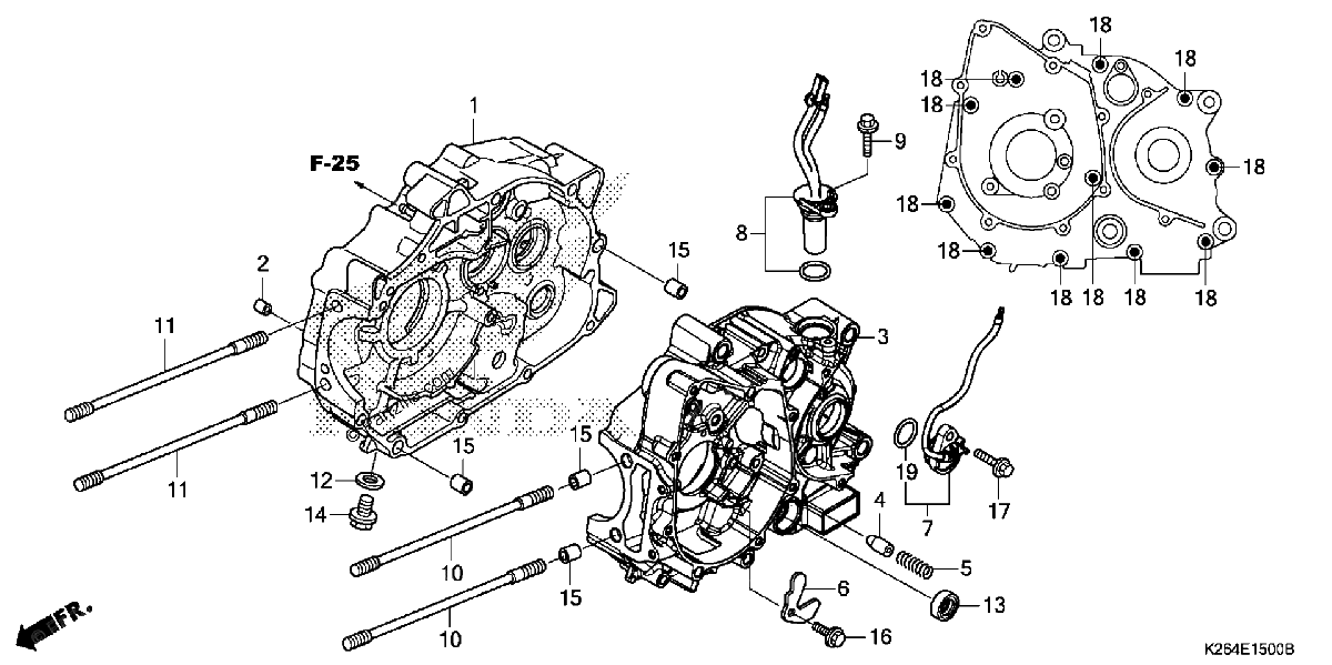 Diagrama de CRANKCASE