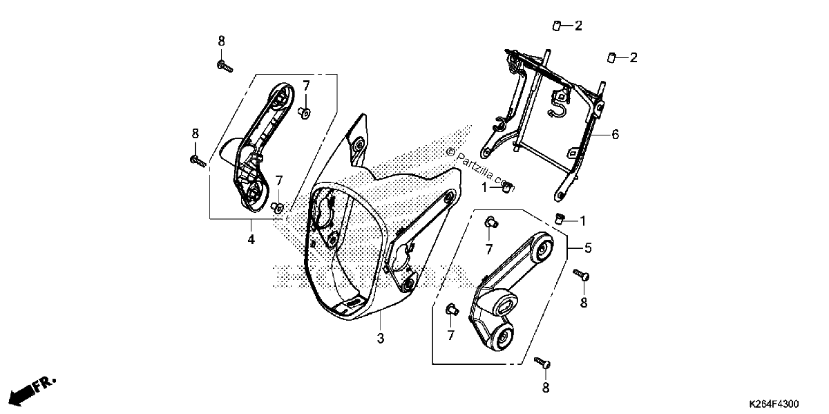 Diagrama de HEADLIGHT COVER