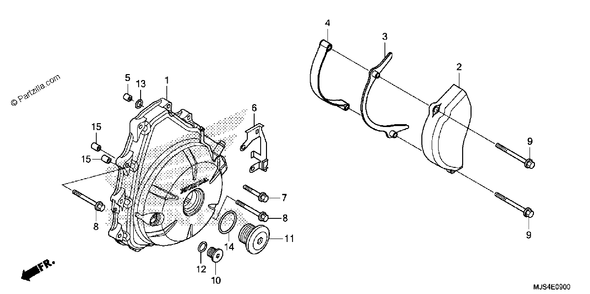 Diagrama de ALTERNATOR COVER