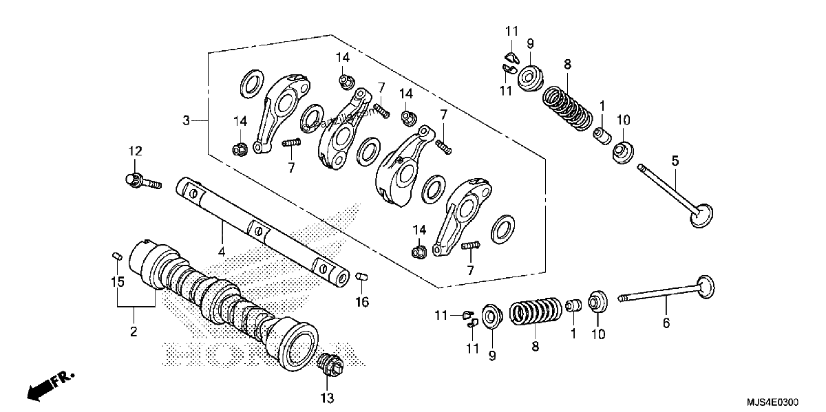 Diagrama de CAMSHAFT VALVE