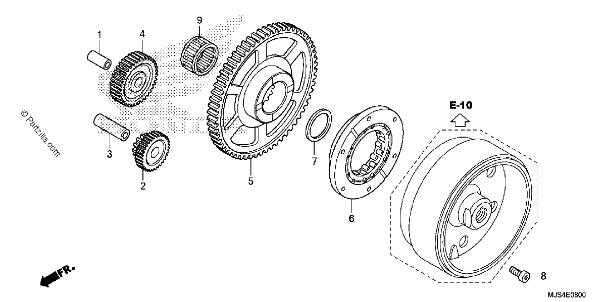 Diagrama de STARTING CLUTCH