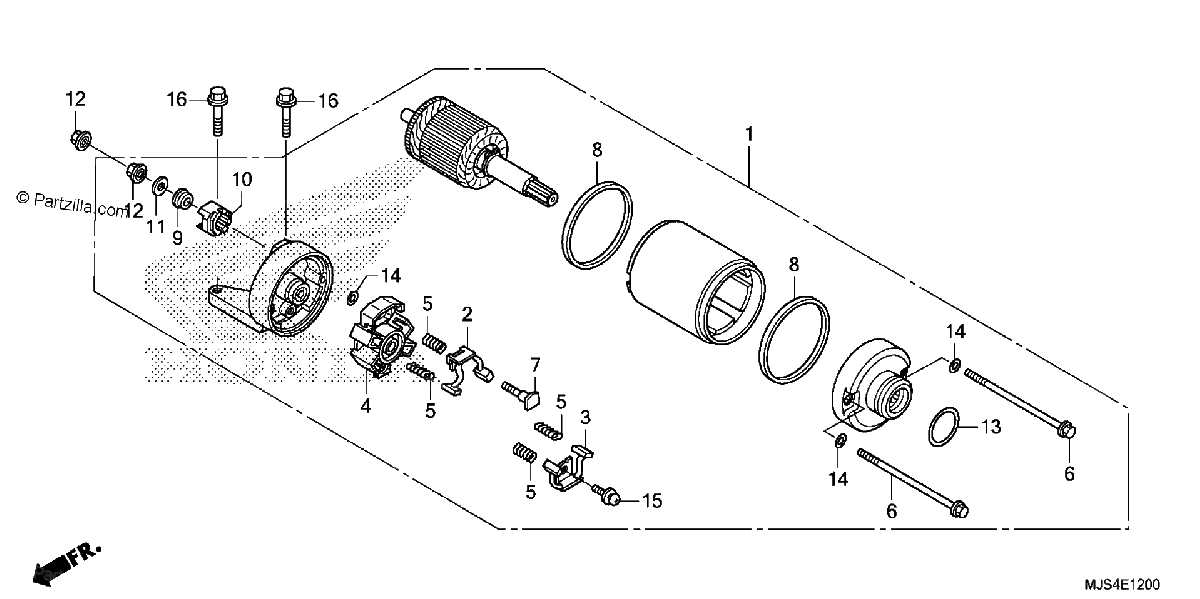 Diagrama de STARTING MOTOR