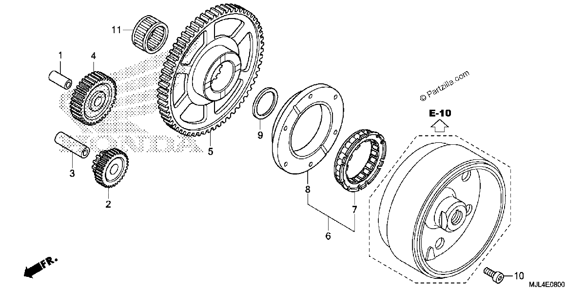 Diagrama de STARTING CLUTCH