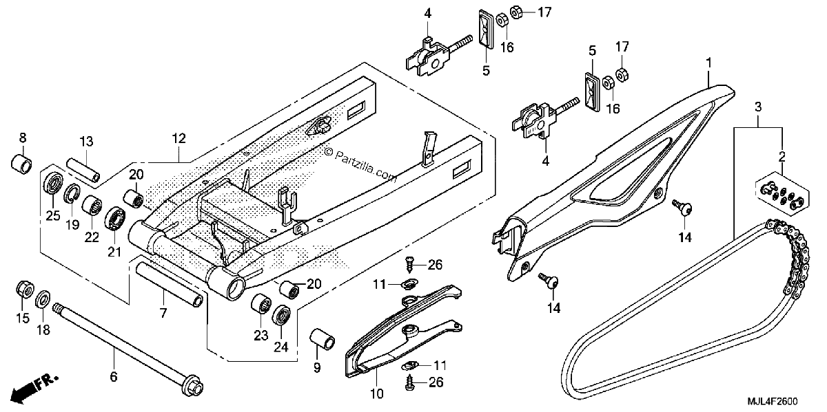 Diagrama de SWINGARM