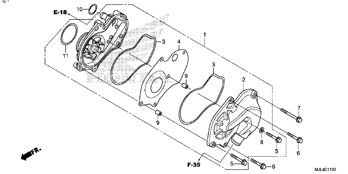 Diagrama de WATER PUMP